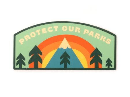 Protect our Parks Rainbow Forest Vinyl Sticker For Discount