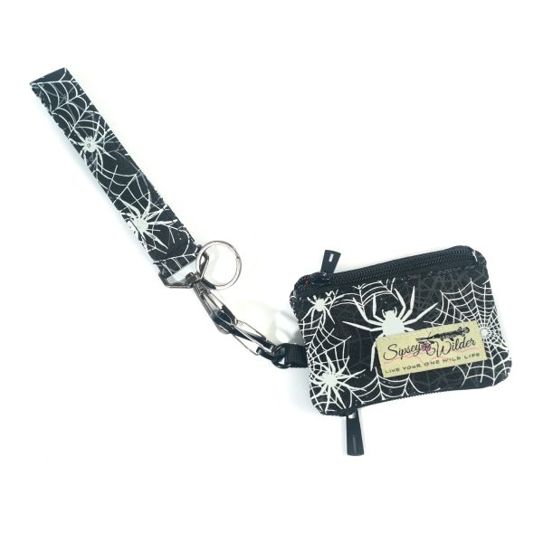 Spooky Spiders Wristlet Key Fob (Glow-in-the-dark!) Online Sale