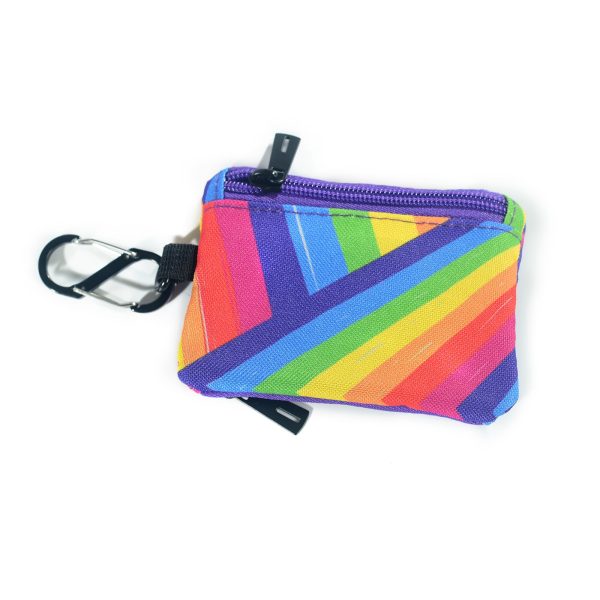 Rainbow Slash Clip Wallet Sale