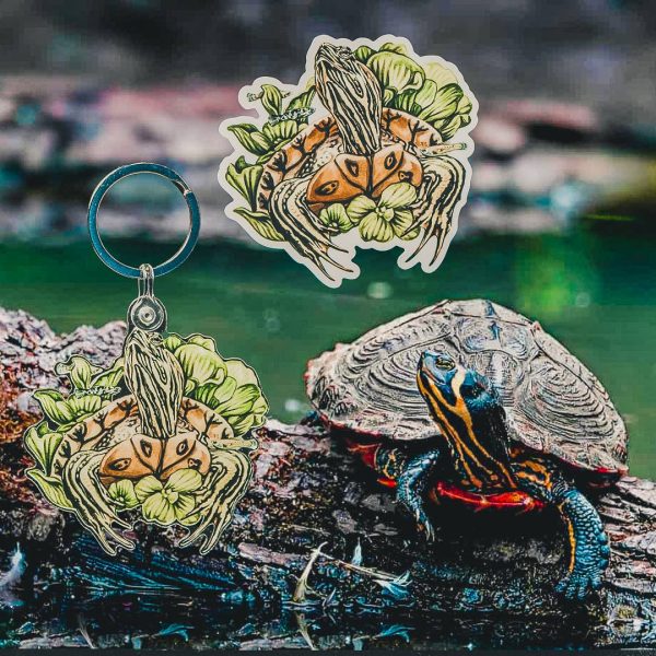 Yellow-Bellied Slider Sticker Online now