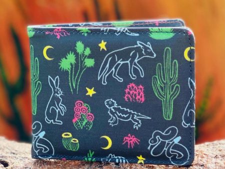 Neon Desert Bifold Wallet Fashion