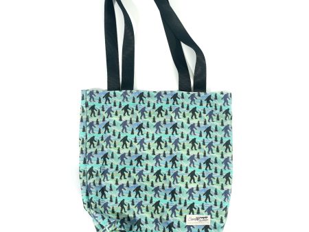 Sasquatch Mountain Canvas Shopping Tote For Cheap