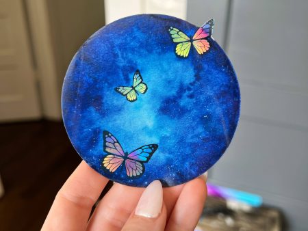 Holographic Butterflies & Moon Sticker Sale