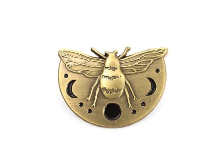 Lunar Bee Enamel Pin Online Sale