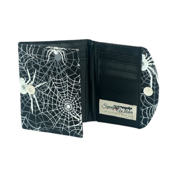 Spooky Spiders Trifold Wallet (Glow-in-the-dark!) Hot on Sale