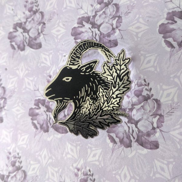 Black Phillip Enamel Pin on Sale