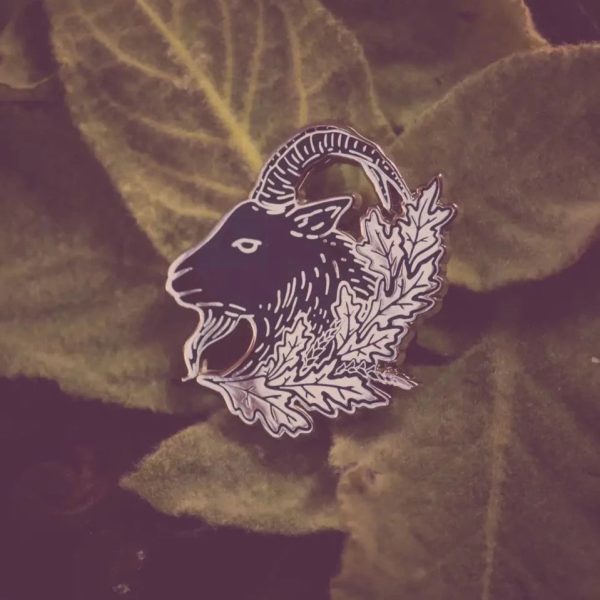 Black Phillip Enamel Pin on Sale